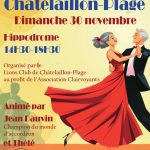 Thé Dansant à Châtelaillon le dimanche 30 novembre à 14h30, organisé par les Lions