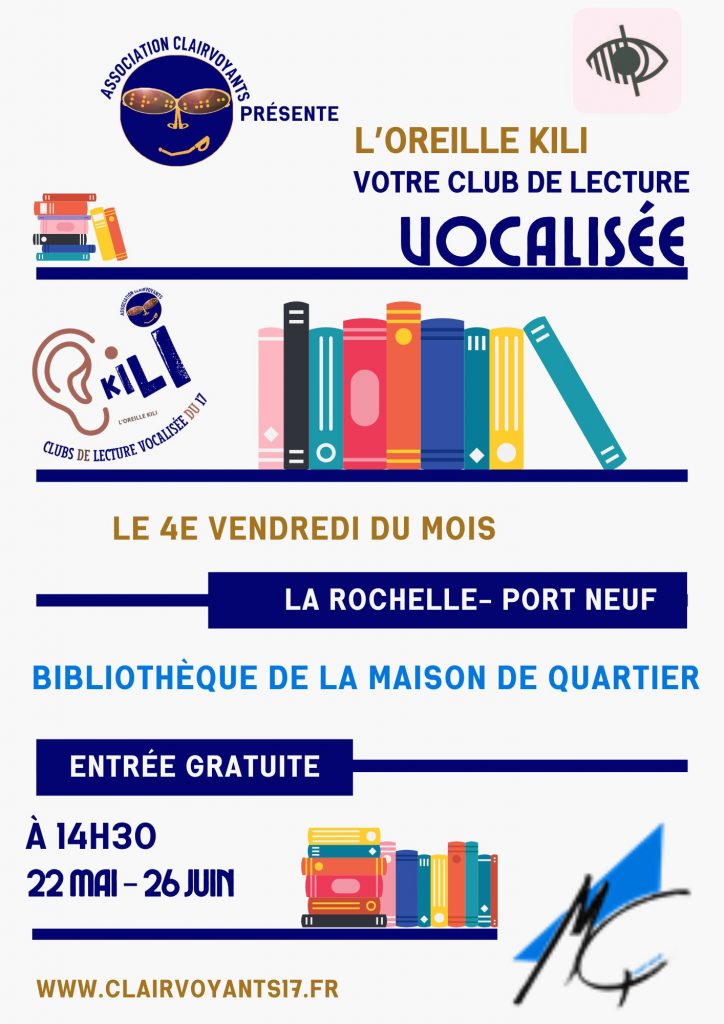 L'Oreille Kili à bibliothèque de la Maison de Quartier de Port Neuf tous les 4e vendredi du mois à 14h30