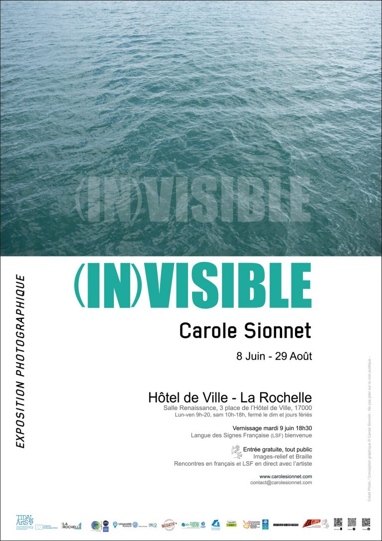 Vernissage de l'exposition (In)visible de Carole Sionnet à l'hôtel de Ville le 9 juin